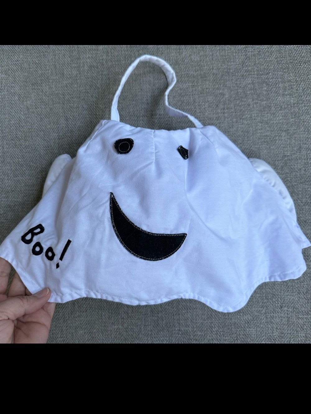 Pottery Barn Kids Ghost Halloween Treat Bag